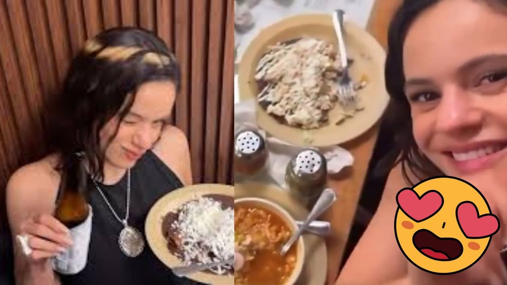 Rosalía prueba el pozole por primera vez y esta fue su reacción | VIDEO