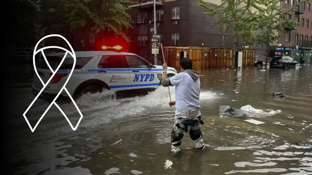 Muere mexicano a causa de inundaciones en Nueva York