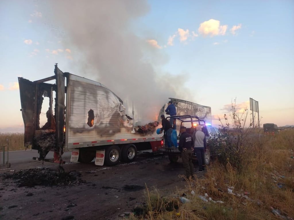 Incidente. El siniestro ocurrió a la altura del kilómetro 145 de la carretera federal 49.