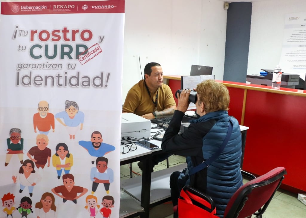 Trámite. Ya se puede tramitar la CURP biométrica en Durango. Se prevé que próximamente sea obligatoria. 