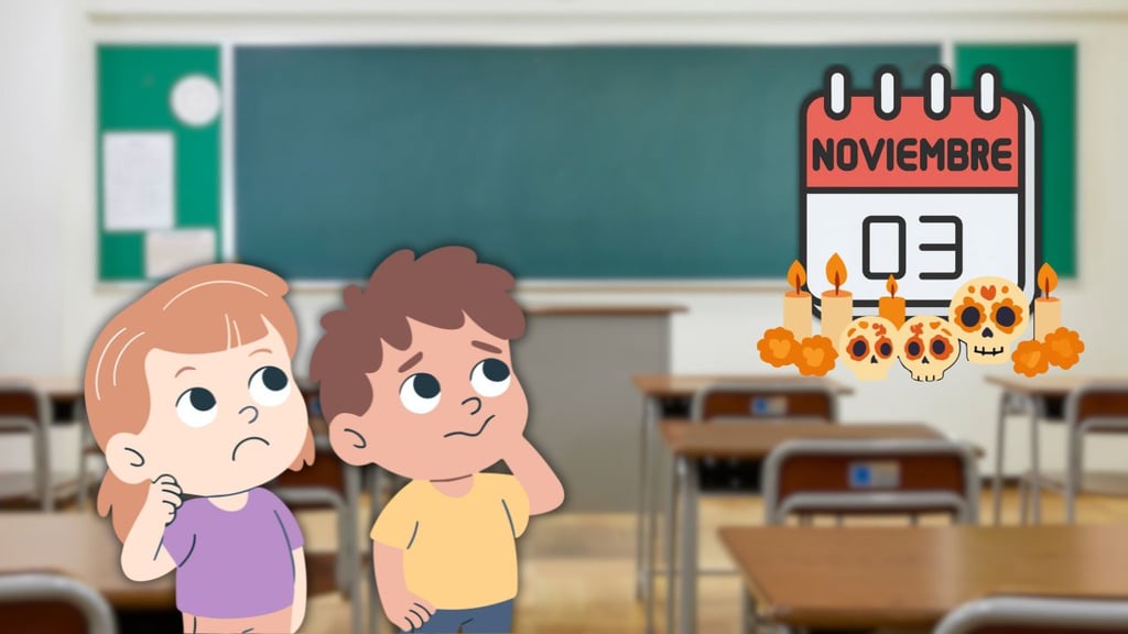 ¿Suspenderán clases en Durango este lunes 3 de noviembre? Esto dice el calendario escolar