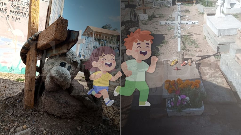Flores, juguetes y recuerdos: el rincón de los niños en el Panteón de Oriente en Durango | FOTOS
