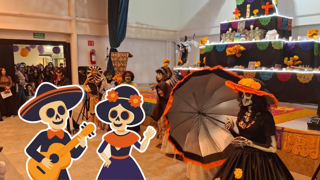 CCH celebra el Día de Muertos con altar y Prepa Diurna con concurso de catrinas
