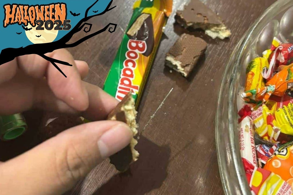 Halloween 2025: encuentran aguja en dulce que niña recibió en Coahuila