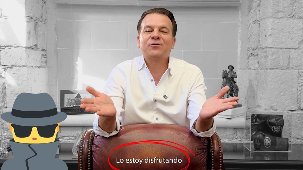 ¿Qué estará 'disfrutando' el Gobernador?