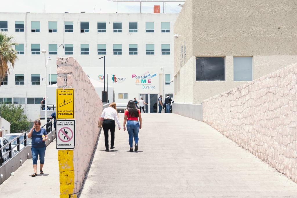 Postura. Quedaron en evidencia las deficiencias en el acceso al hospital.
