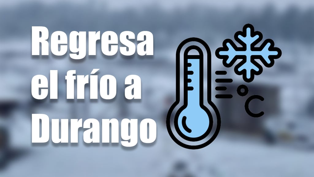 Las zonas más frías de Durango: La Rosilla lidera con temperaturas bajo cero