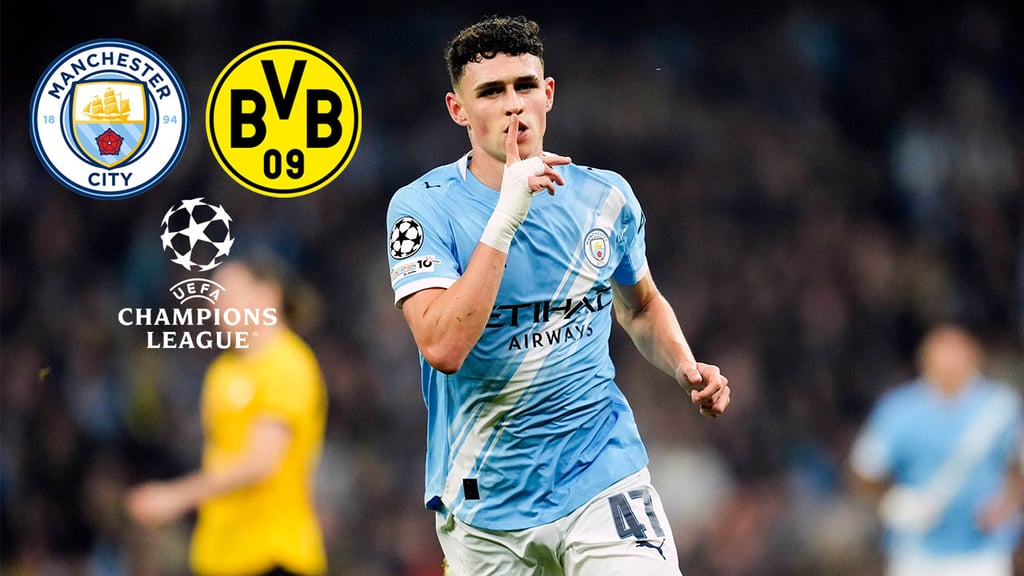 Champions League: Manchester City tumba a Borussia Dortmund y firma triunfo sin sobresaltos