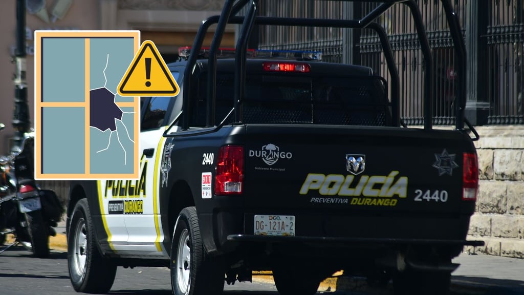 Robos con ‘cristalazo’ afectan locales en Centro de Durango; se llevaron dinero y electrónicos