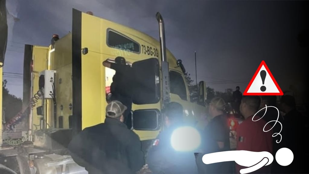 Rescatan a trailero inconsciente tras sufrir intoxicación por droga en carretera de Durango