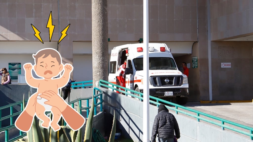 Bebé de 1 año recibe descarga eléctrica al jugar con un cargador en la ciudad de Durango