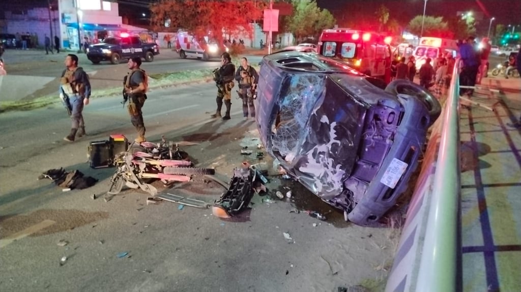 Fuerte choque deja cinco lesionados en el bulevar Domingo Arrieta