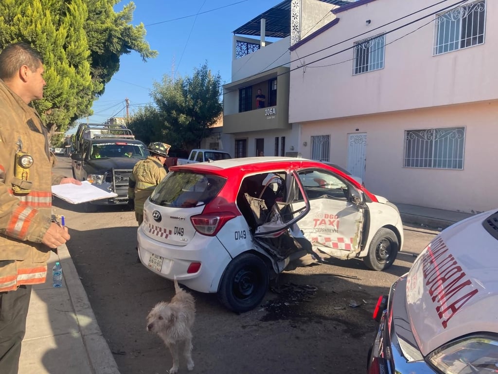 Accidente. Cuatro lesionados resultaron en un choque, en donde el presunto responsable se dio a la fuga.