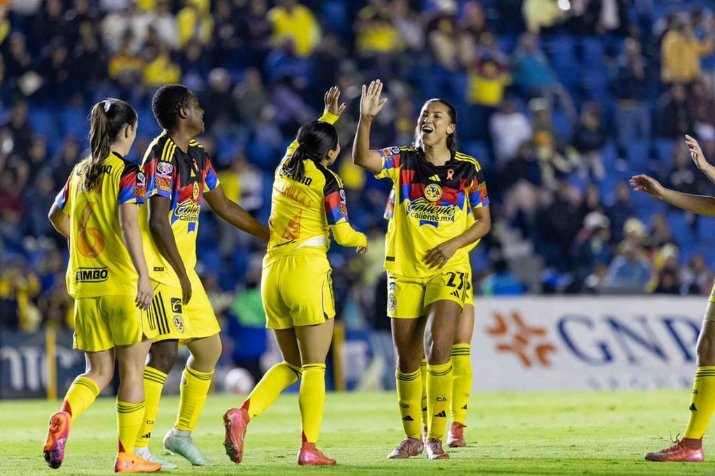 Goleada. Las Águilas del América golearon a las Rayadas del Monterrey y accedieron a las semifinales del Apertura 2025 de la Liga MX Femenil.