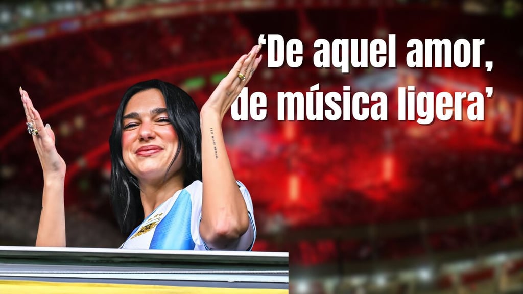 '¡De aquel amor!', Dua Lipa sorprende cantando canciones de 'Soda Stereo' y 'Miranda!' | VIDEO