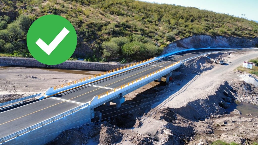 Concluyen Puente de Cilindros en Durango; colapsó con las lluvias de septiembre