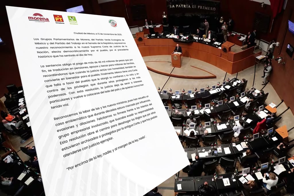 'Al fin una Corte del pueblo': legisladores de Morena celebran sentencia contra Salinas Pliego