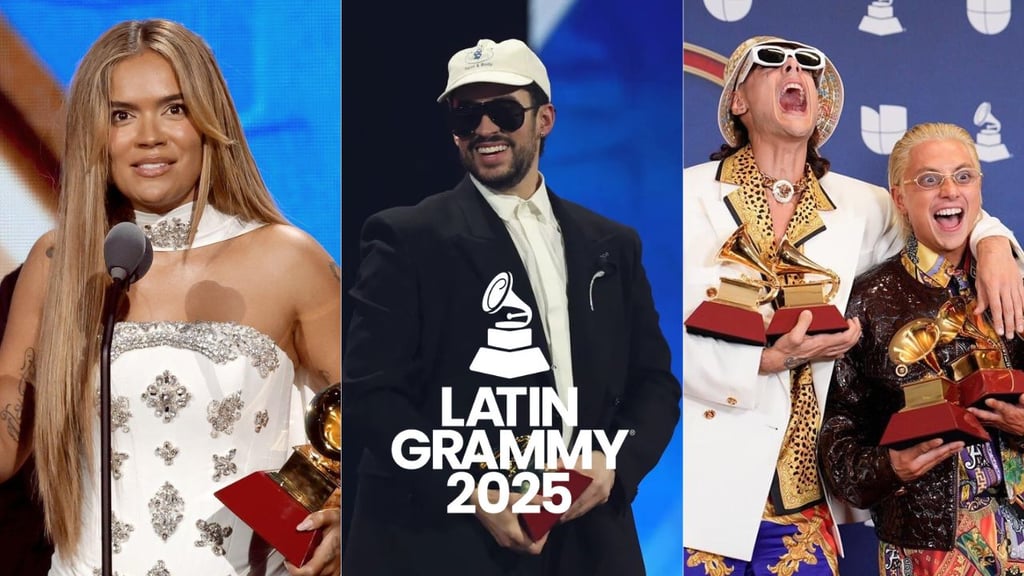 Latin Grammy: los grandes ganadores en su edición de 2025