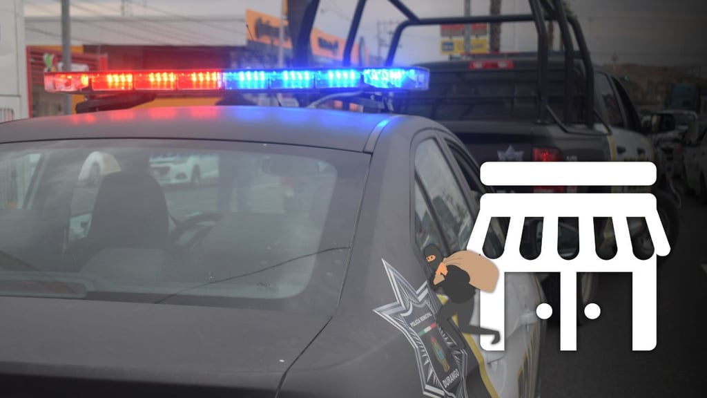 Ingresan a negocio en Jardines de Durango para robar televisiones y otros objetos