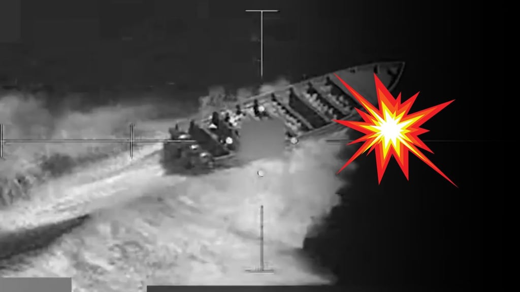 Destruye EU otra lancha en el Pacífico; hay tres presuntos narcos fallecidos | VIDEO