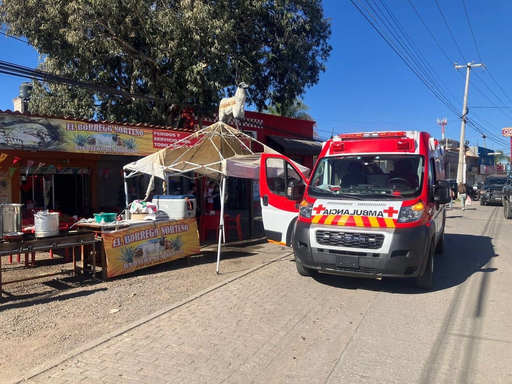 Hecho. Un flamazo alcanzó a dos personas que sufrieron quemaduras de primer grado en extremidades superiores y rostro.