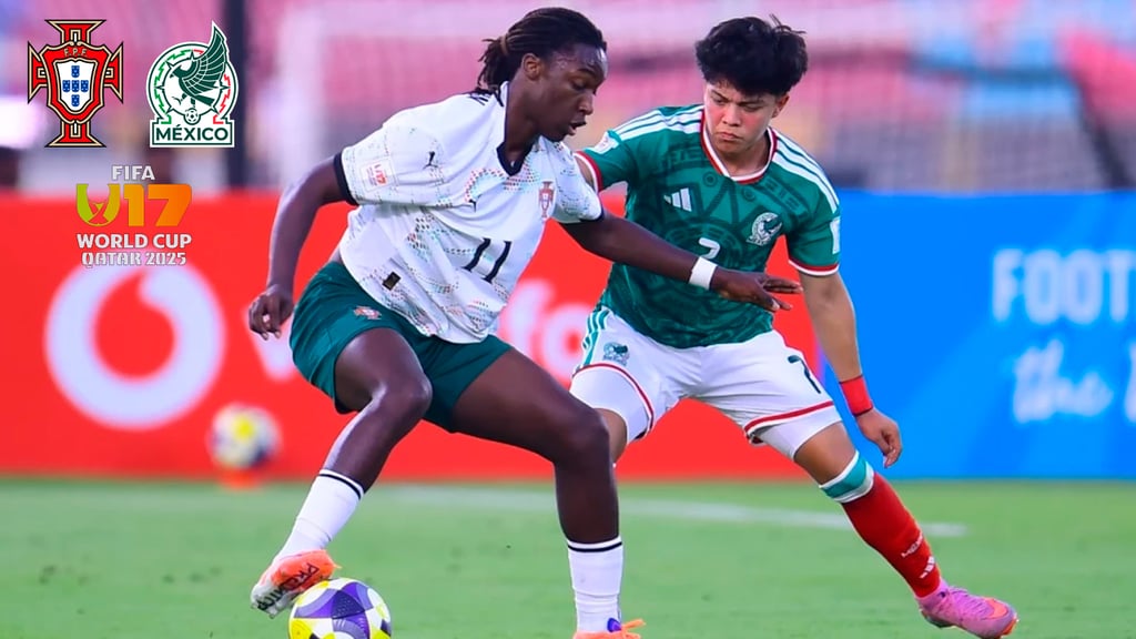 Mundial Sub-17: México cae humillado 5-0 ante Portugal y se despide en octavos de final
