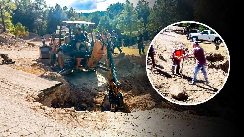 Socavón en San Dimas limitó la movilidad de habitantes