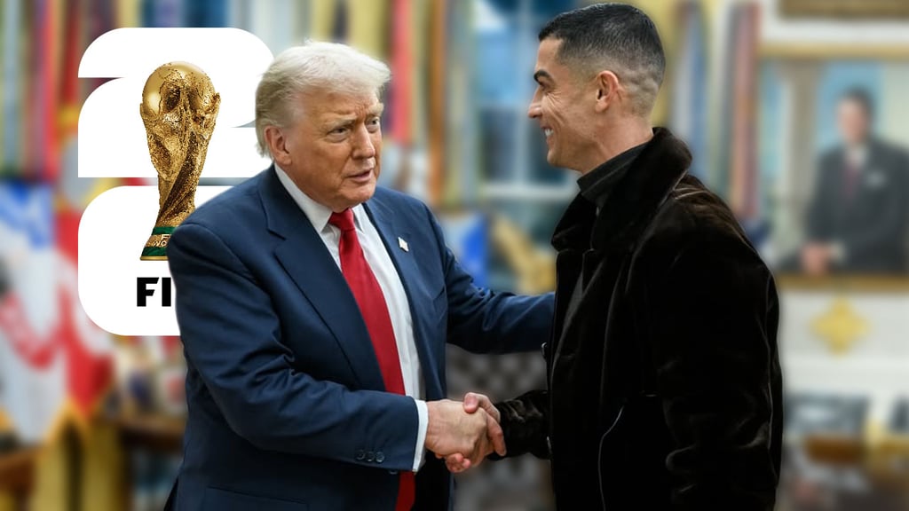 Donald Trump y Cristiano Ronaldo publican sus fotos en la Casa Blanca y encienden las redes