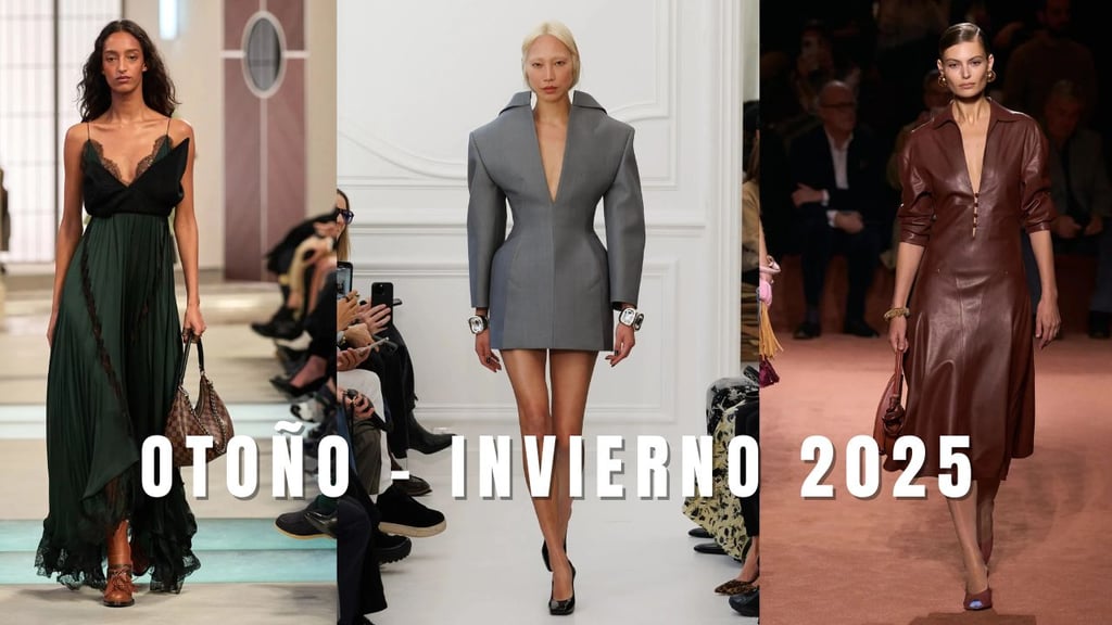 Moda Otoño-Invierno 2025: 7 vestidos que están en tendencia