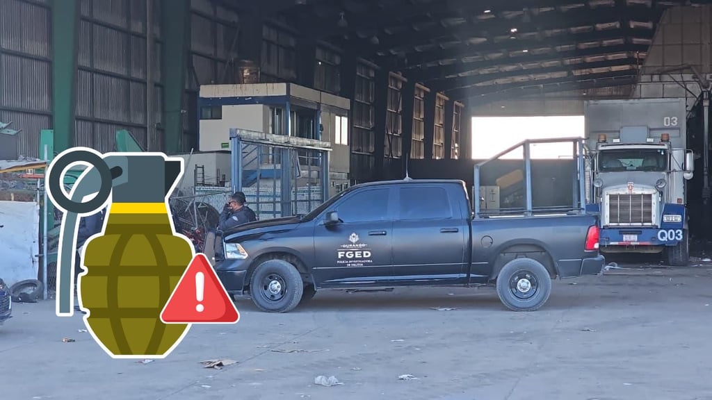 Hallan una granada entre residuos en la Planta de Transferencia de Durango