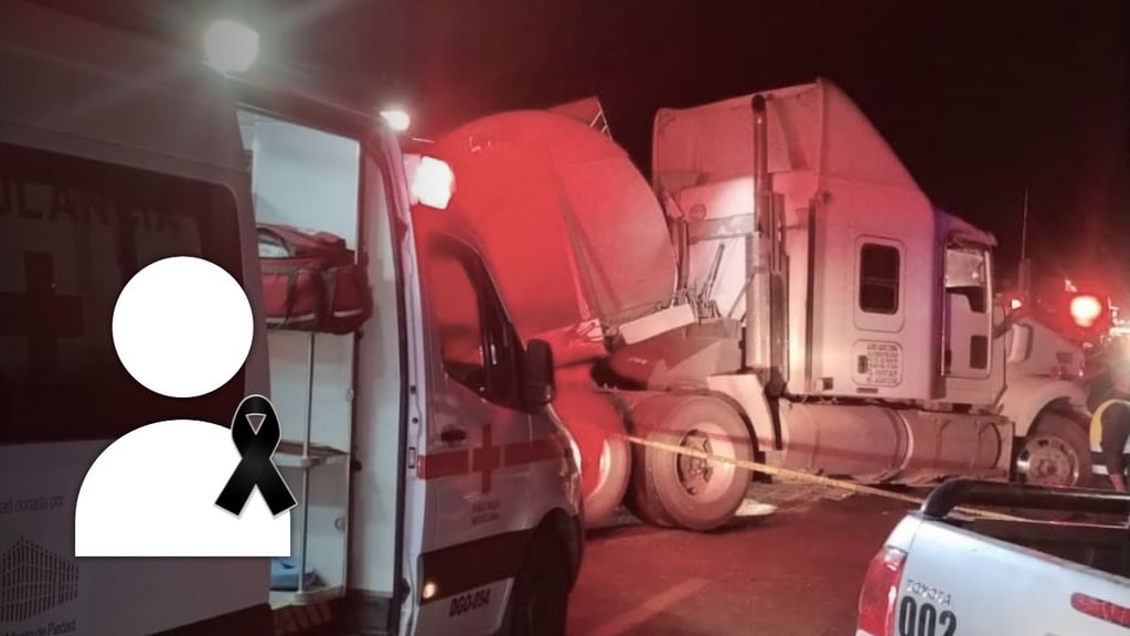 Joven pierde la vida en choque contra tráiler en carretera de Nuevo Ideal; conductor habría huido