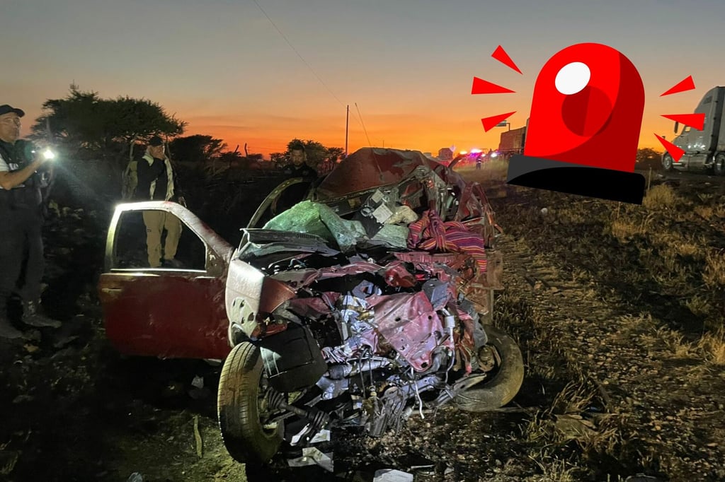 Fatal choque entre dos camionetas deja cuatro personas sin vida en Guadalupe Victoria