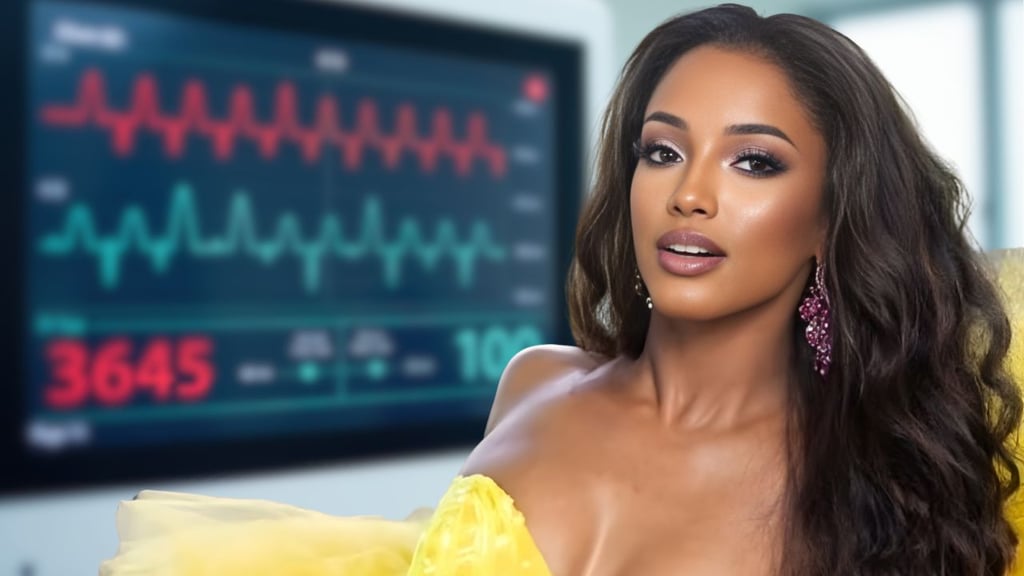 'No está tan bien como esperábamos', Miss Jamaica permanece internada tras grave caída