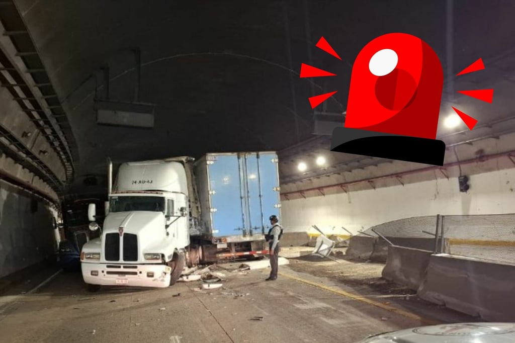 Carambola entre tres tráileres genera cierre parcial en el Túnel El Carrizo II