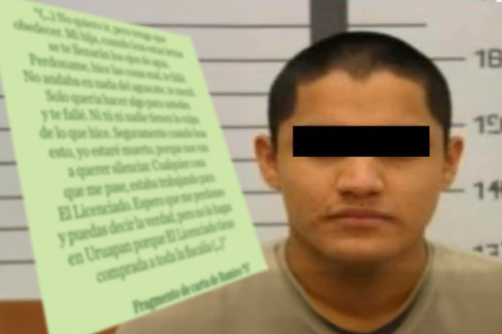 'No quiero ir, pero tengo que obedecer': revelan carta póstuma del implicado en la muerte de Carlos Manzo