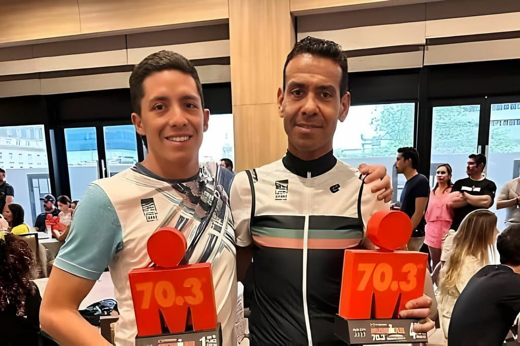 Duranguense César Cárdenas refuerza temporada con segundo lugar en Ironman Cozumel 2025