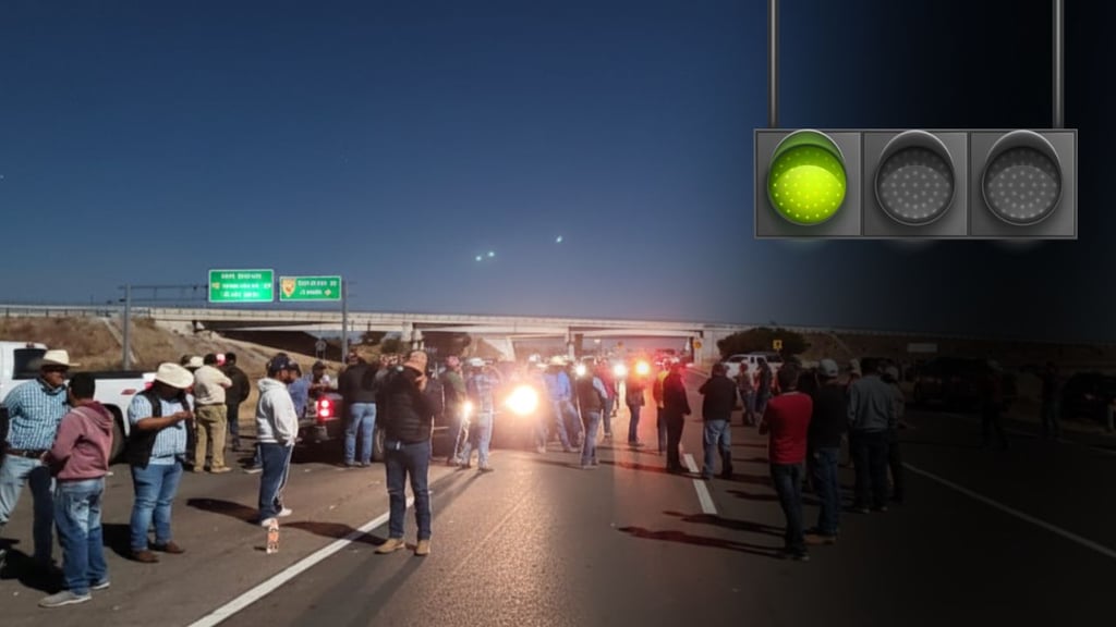 Bloqueo carretero: productores liberan autopista Durango-Gómez Palacio
