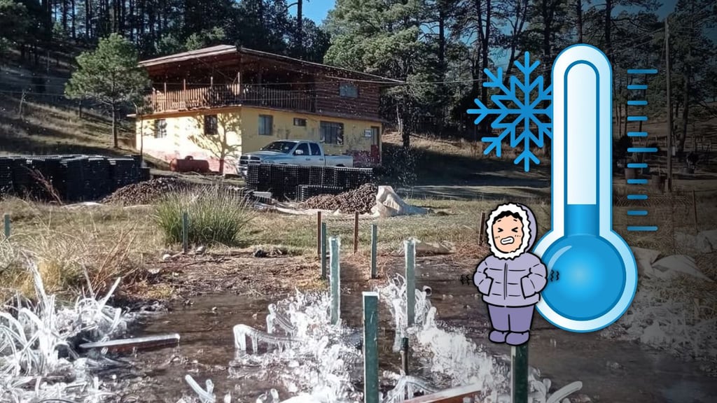 Con el agua congelada y a -14°C, así amaneció La Rosilla | FOTOS