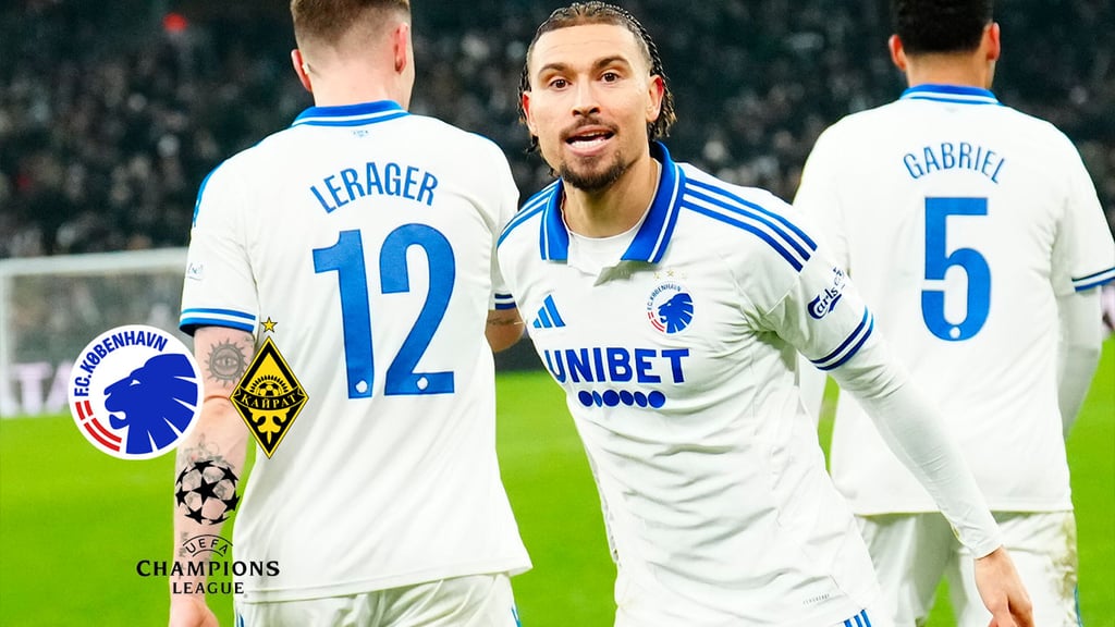 Champions League: El FC Copenhague supera al Kairat Almaty y suma su primera victoria europea