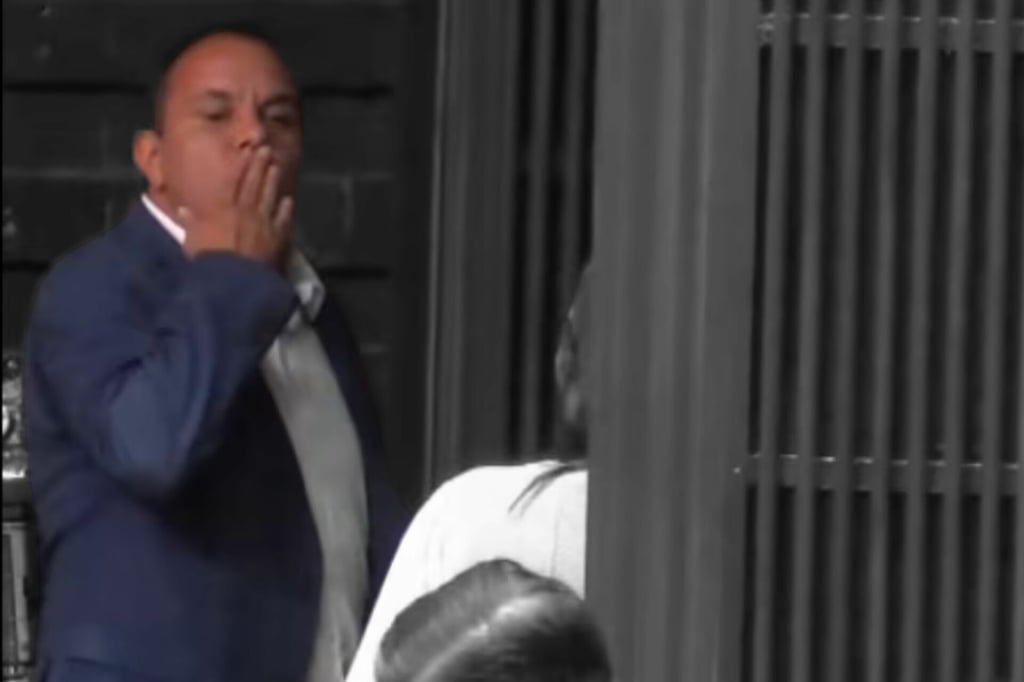 Cuauhtémoc Blanco 'lanza' un beso a diputada del PT durante el 25N; la legisladora presenta denuncia