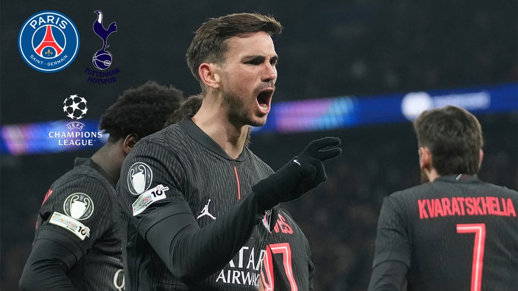 Champions League: Paris Saint-Germain vence al Tottenham Hotspur en el Parc des Princes