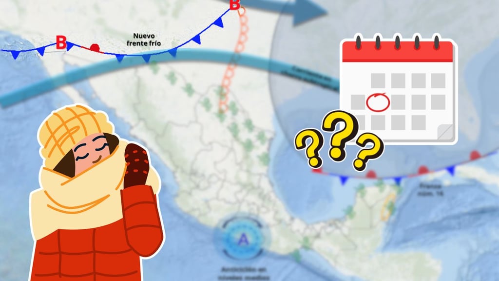 ¿Cuándo llegaría a México el frente frío 17? Esto indica el Servicio Meteorológico Nacional