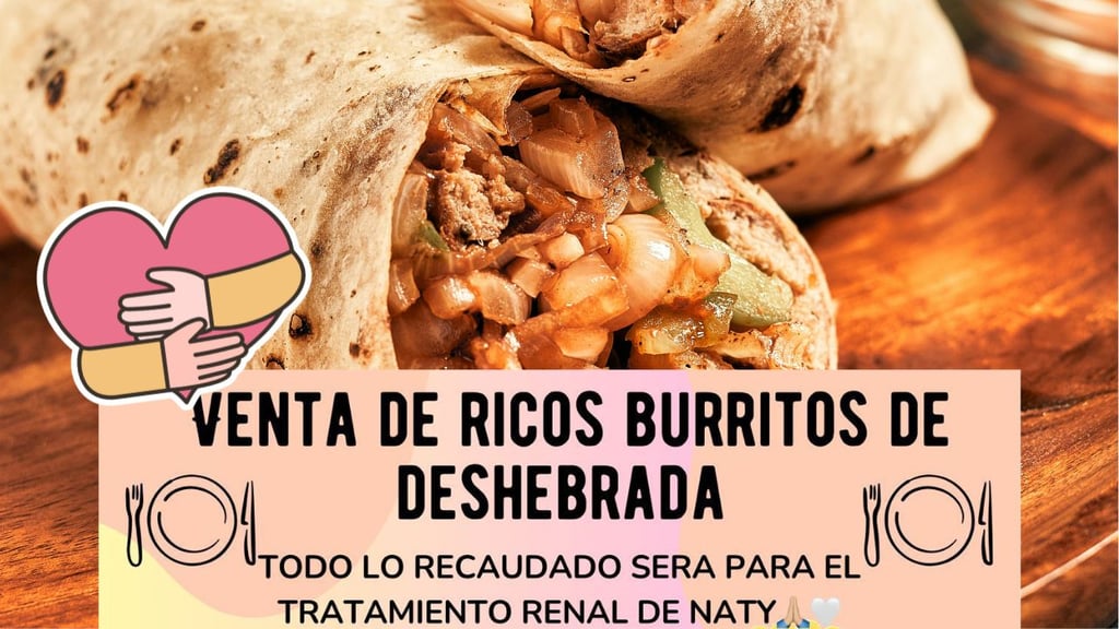 ¡Ayudemos a Naty! Venderán burritos en apoyo a menor duranguense con enfermedad renal rara