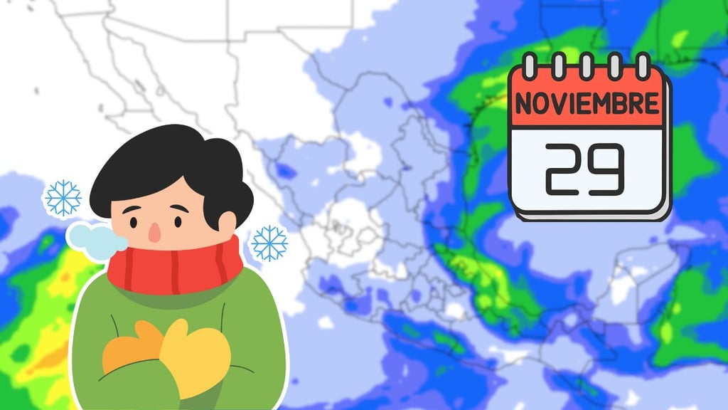 Frente frío 17 llega a México este 29 de noviembre, ¿dónde habrá lluvias, heladas y caída de nieve?