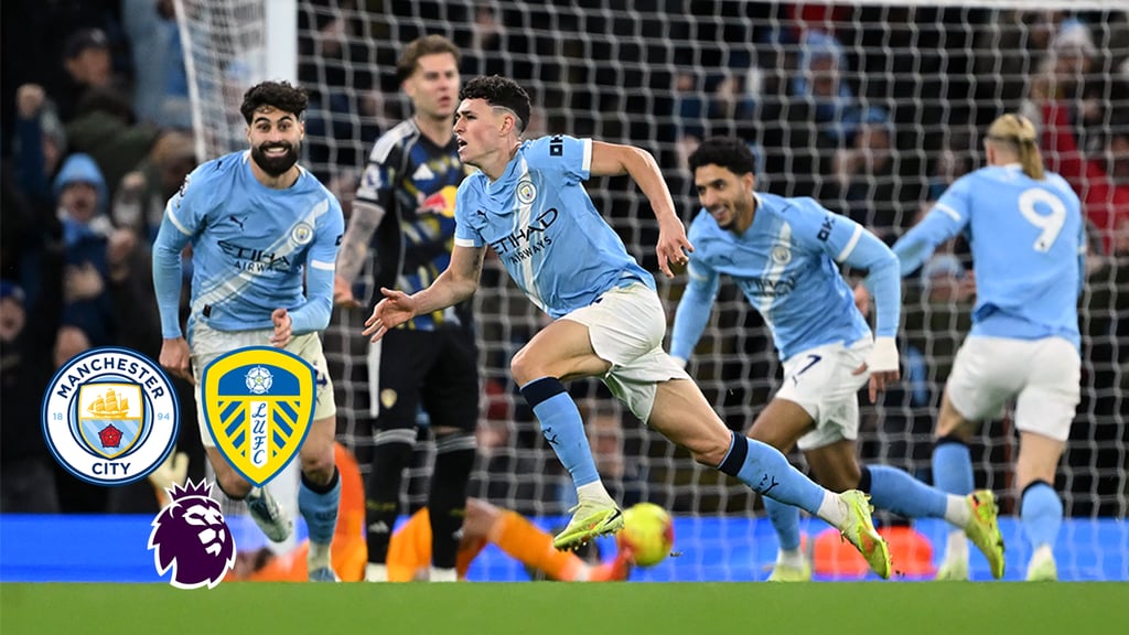 Premier League: Manchester City vence 3-2 a Leeds United con gol agónico de Phil Foden al 90’