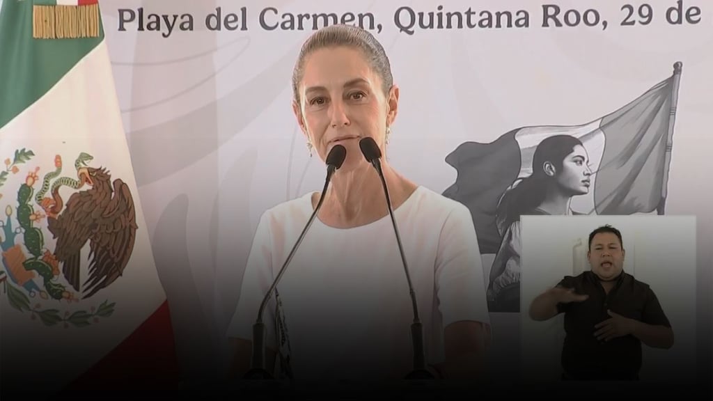 'Somos gobiernos que damos al pueblo', señala Sheinbaum sobre los que pertenecen a la 4T