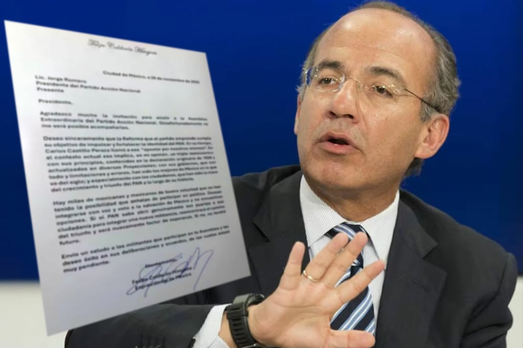 Calderón asegura que los gobiernos panistas han sido superiores 'con todo y errores'