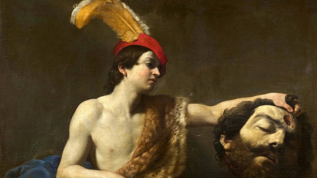 Valor. El 'David contemplando la cabeza de Goliat' de Guido Reni es una obra magistral del siglo XVII redescubierta después de más de doscientos años.