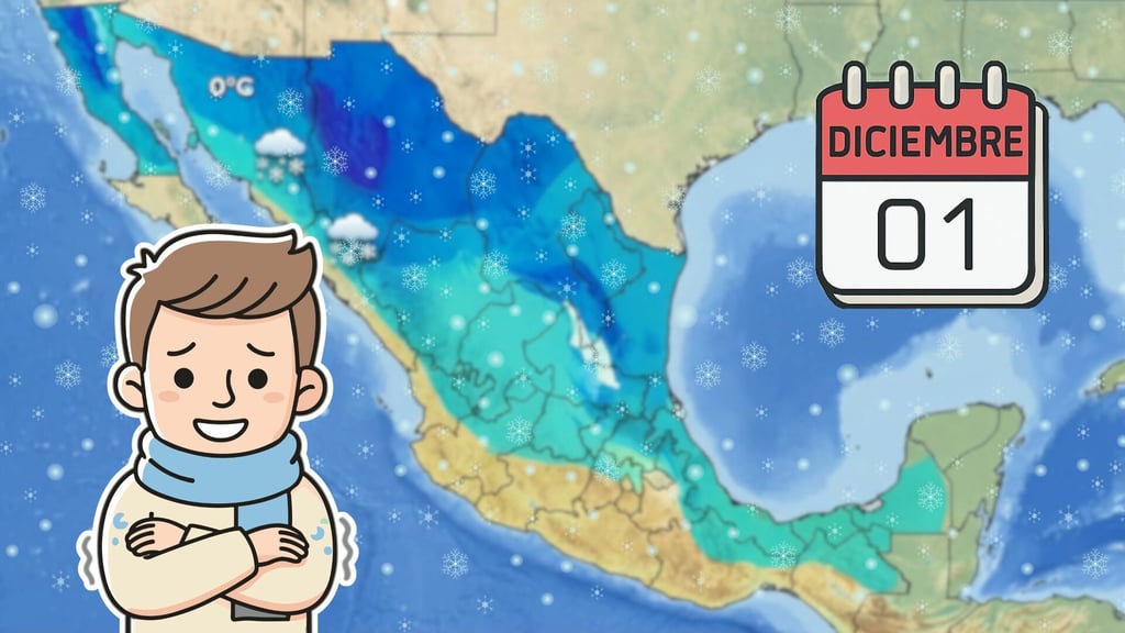 Frente frío 17 ‘congelará’ algunos estados en México este lunes 1 de diciembre, ¿afectará a Durango?