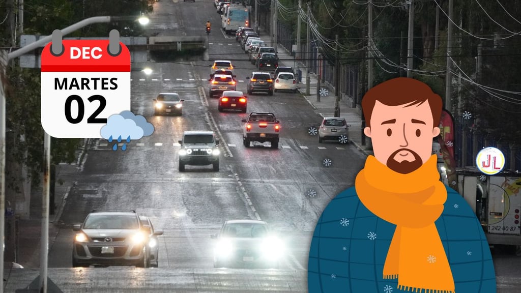 Martes fresco y con lluvias en Durango: el clima HOY 2 de diciembre, según el SMN
